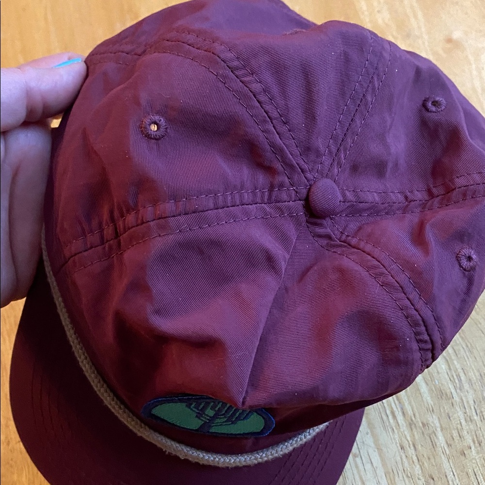 The baseball style cap. It includes a icon patch (the tree logo shown), a rope - Picture 8 of 9